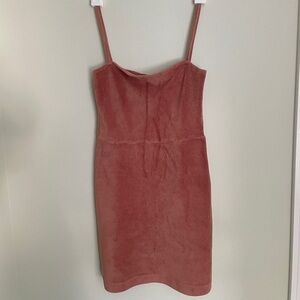 Suede dress